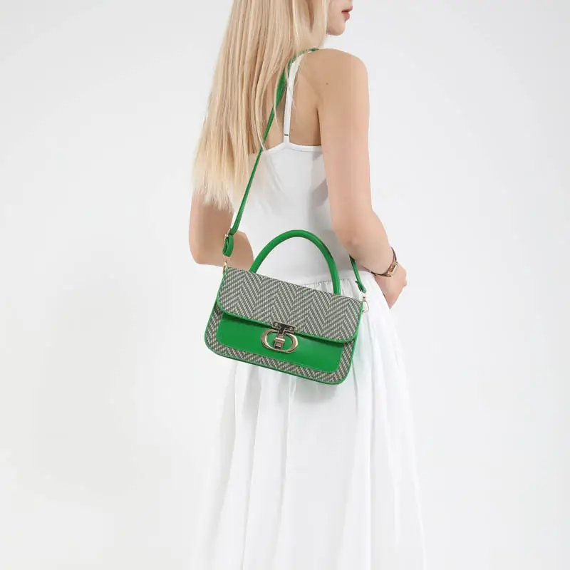 Women's New Plaid Shoulder Bag 2025 Summer - Image 9
