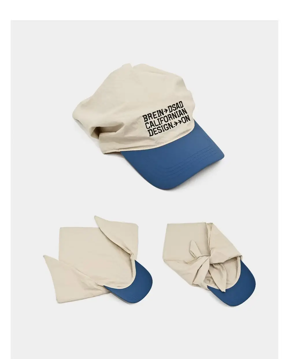 Off White Korean Hijab Sunshade Cap Women — feature 7
