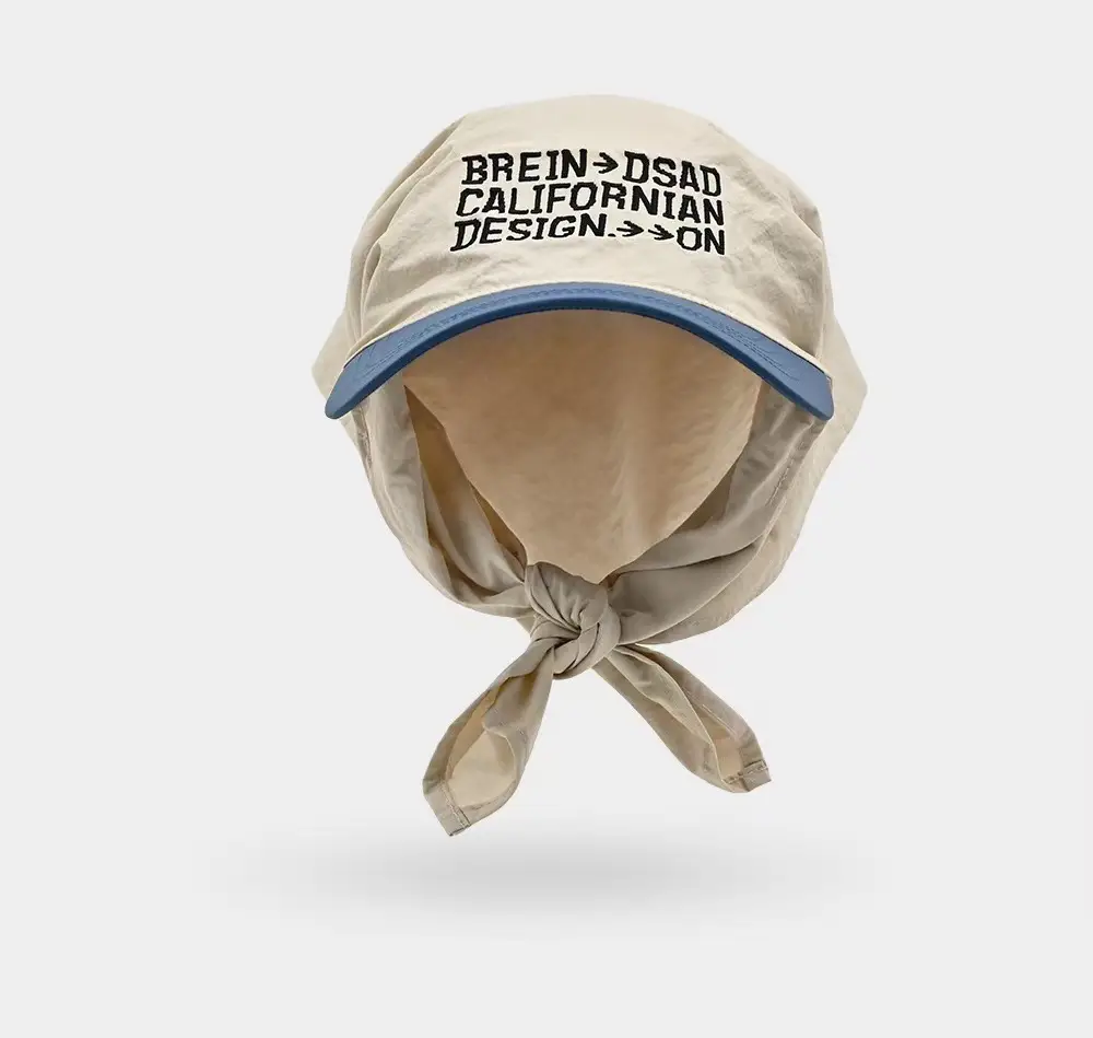 Off White Korean Hijab Sunshade Cap Women — feature 9