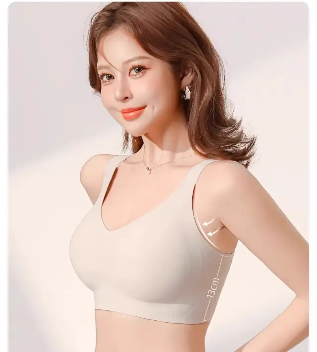 Large Bust Bra for Women, Full Cup, Thin Style, Anti-Sagging, Side Breast Gathering, Seamless Shaping Bra, Summer Thin Style, Seamless — feature 14