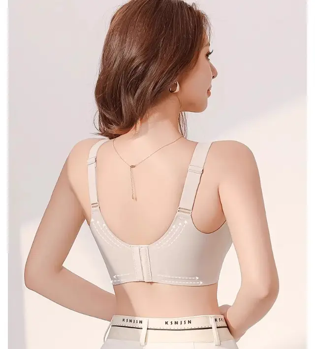 Large Bust Bra for Women, Full Cup, Thin Style, Anti-Sagging, Side Breast Gathering, Seamless Shaping Bra, Summer Thin Style, Seamless — feature 17