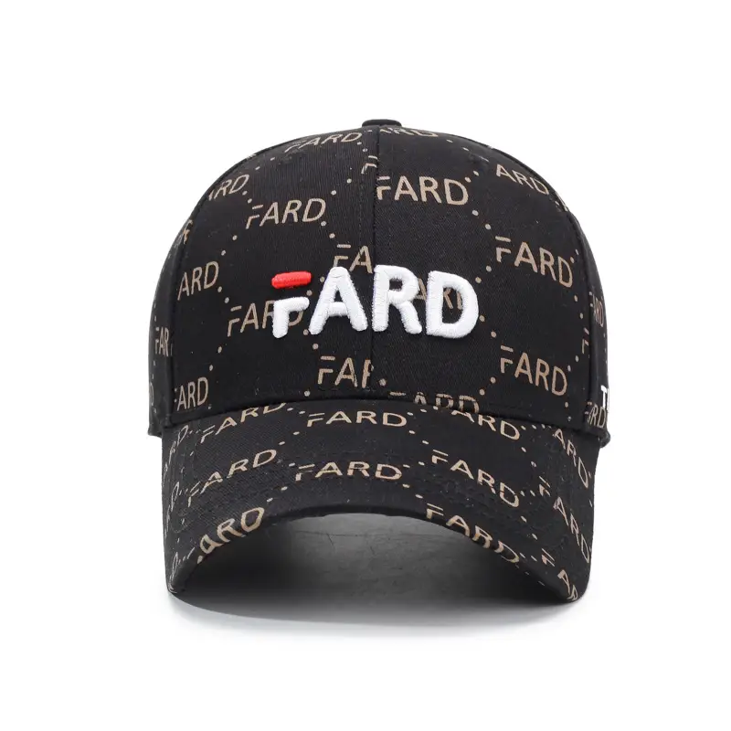 FARD Embroidered Cap for Men Women Brown - Image 9