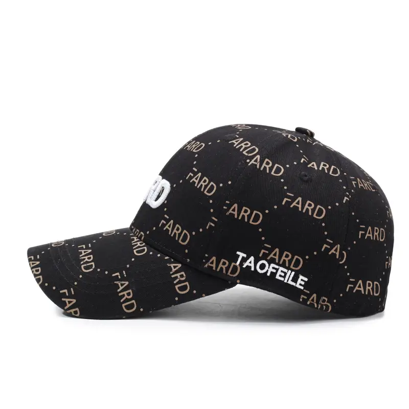 FARD Embroidered Cap for Men Women Brown - Image 10