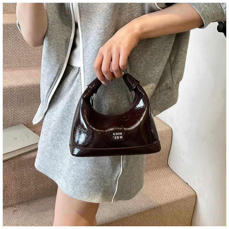 Women's White Leather Satchel Bag with Crossbody Strap — feature 12