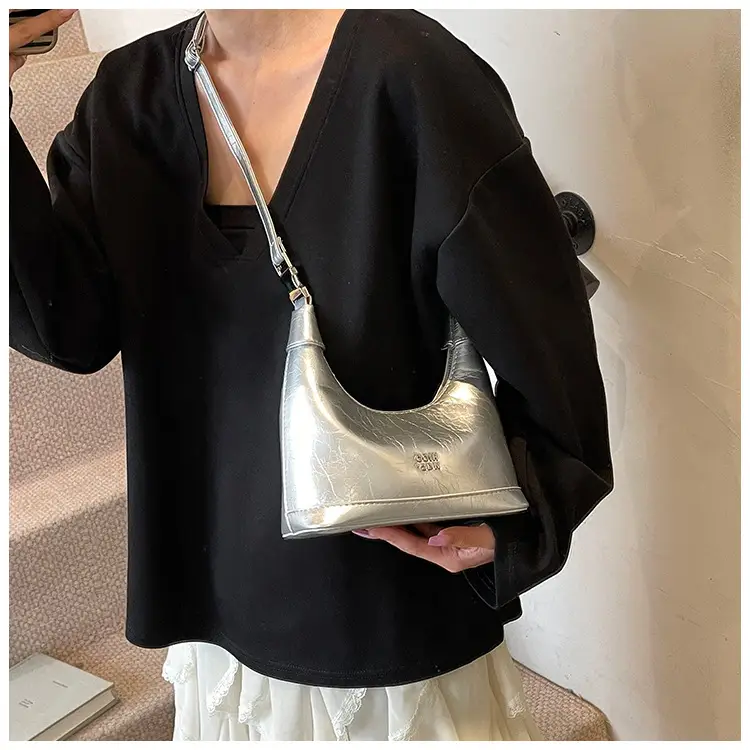 Women's White Leather Satchel Bag with Crossbody Strap — feature 18
