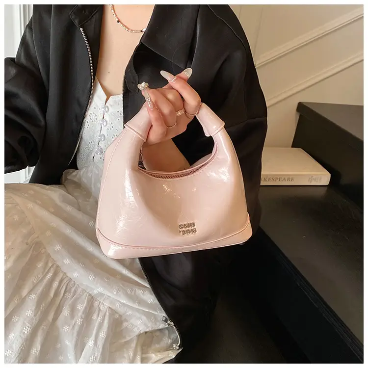 Women's White Leather Satchel Bag with Crossbody Strap — feature 23