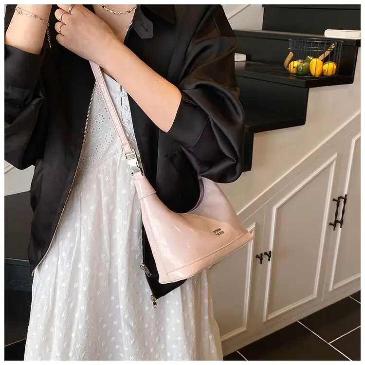 Women's White Leather Satchel Bag with Crossbody Strap — feature 24