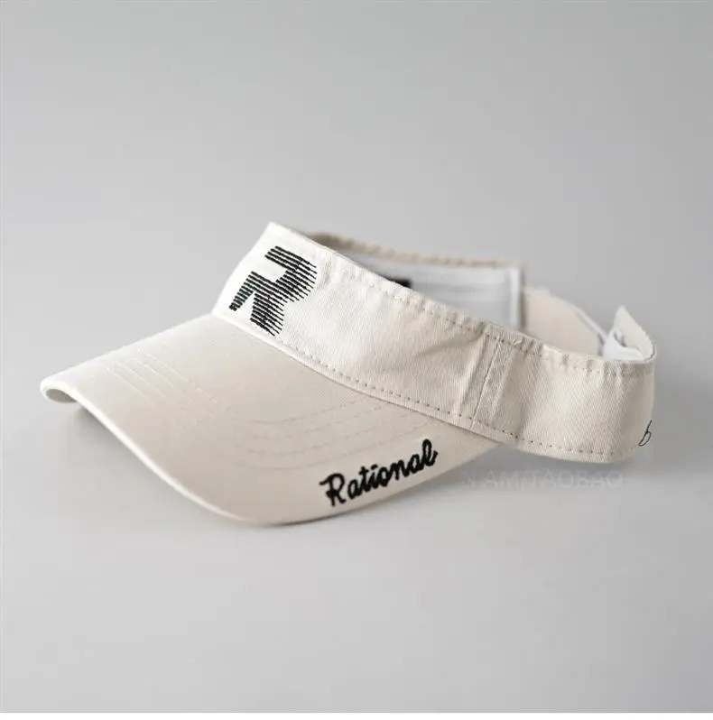 Denim Visor Cap with Letter Embroidery Unisex Sports Cap — feature 8
