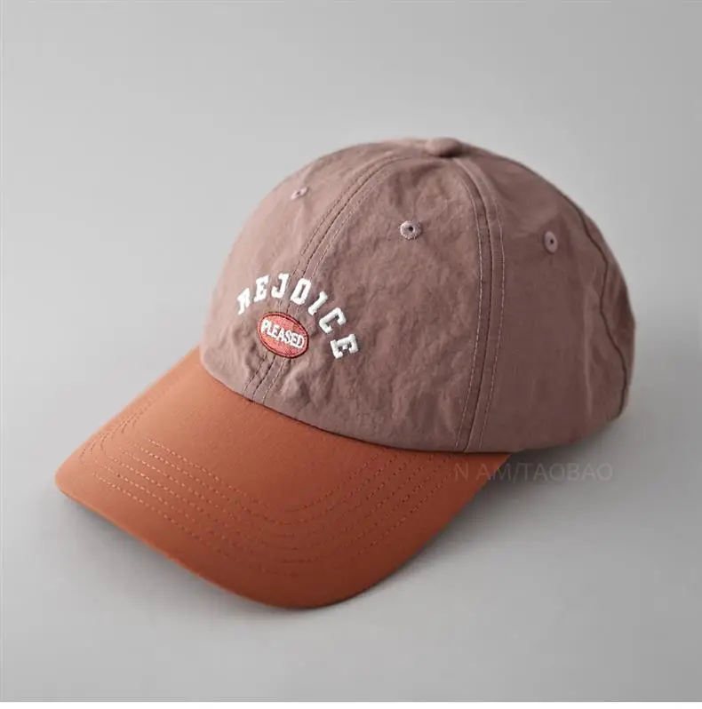 Pink Baseball Cap with "Rejice" Embroidery — feature 13