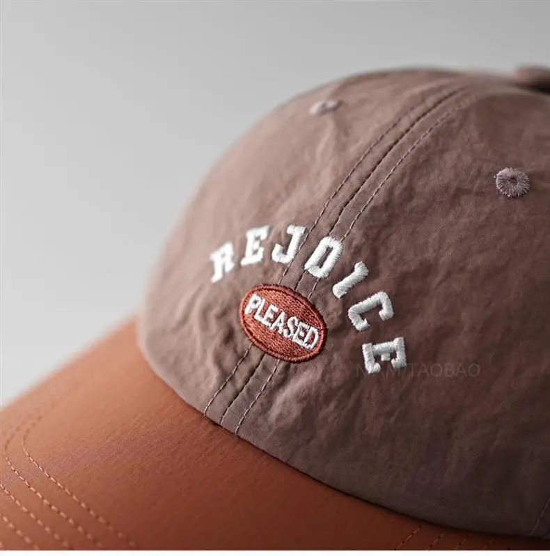 Pink Baseball Cap with "Rejice" Embroidery — feature 14
