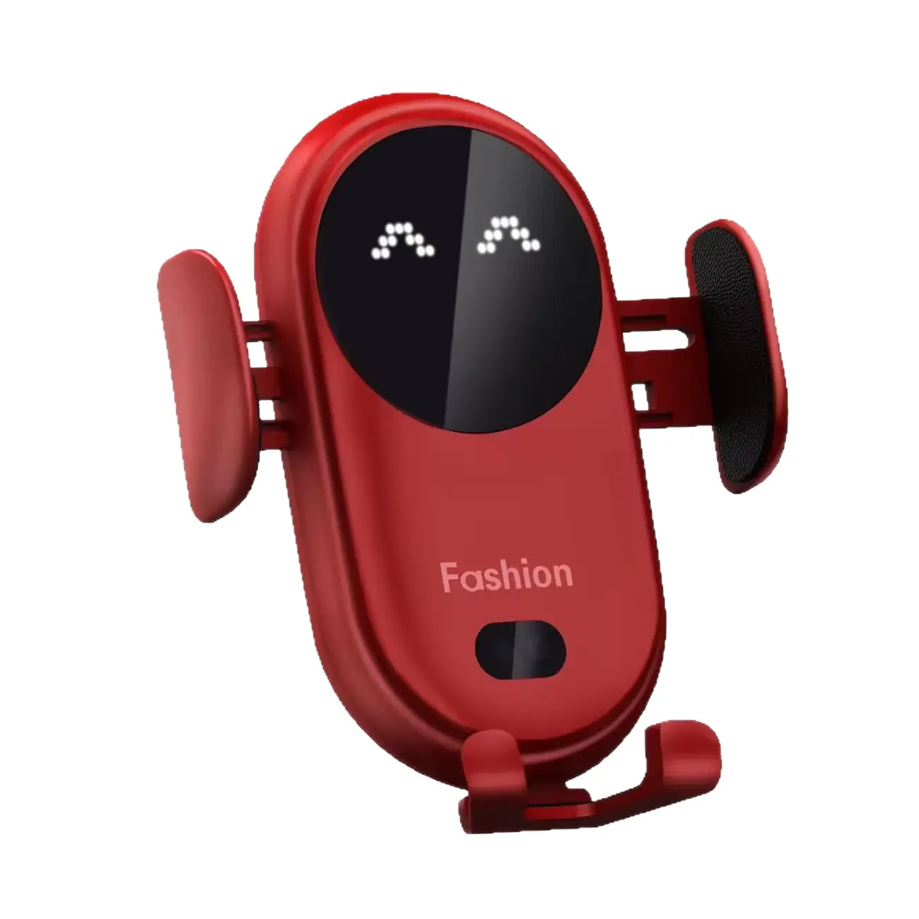 Red Wireless Phone Holder for Car with Fast Charging