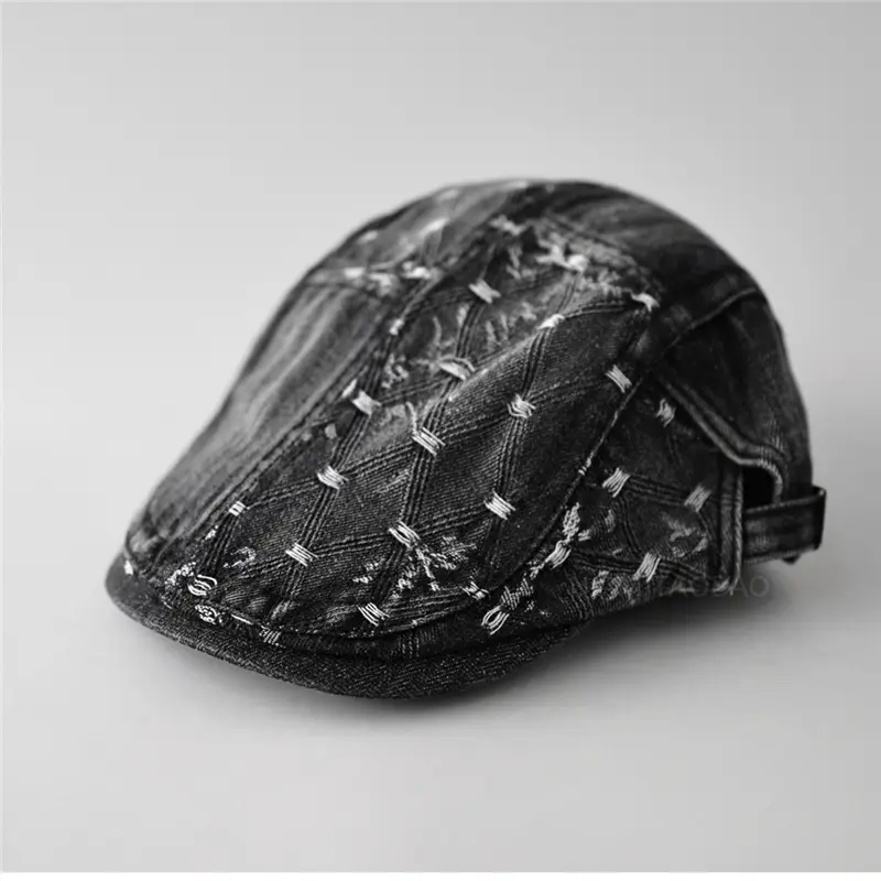 Retro Denim Baseball Cap for Men Women Casual Wear - Image 8