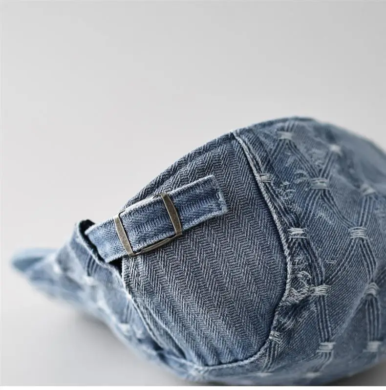 Retro Denim Baseball Cap for Men Women Casual Wear — feature 11