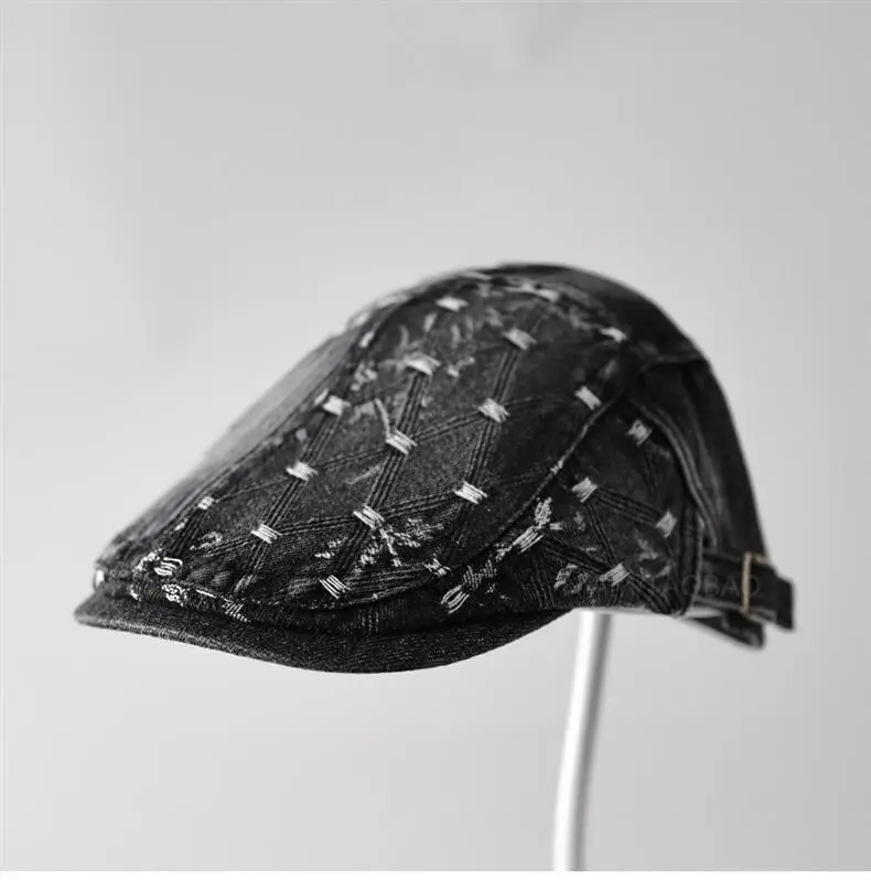 Retro Denim Baseball Cap for Men Women Casual Wear — feature 2