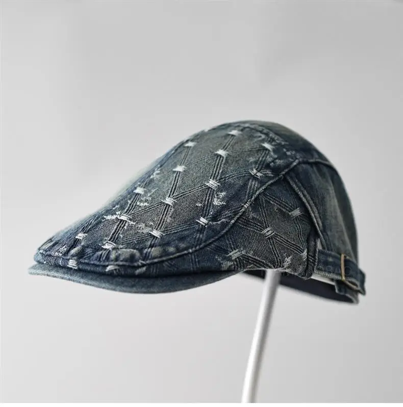Retro Denim Baseball Cap for Men Women Casual Wear — feature 3