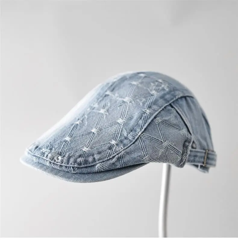 Retro Denim Baseball Cap for Men Women Casual Wear — feature 4