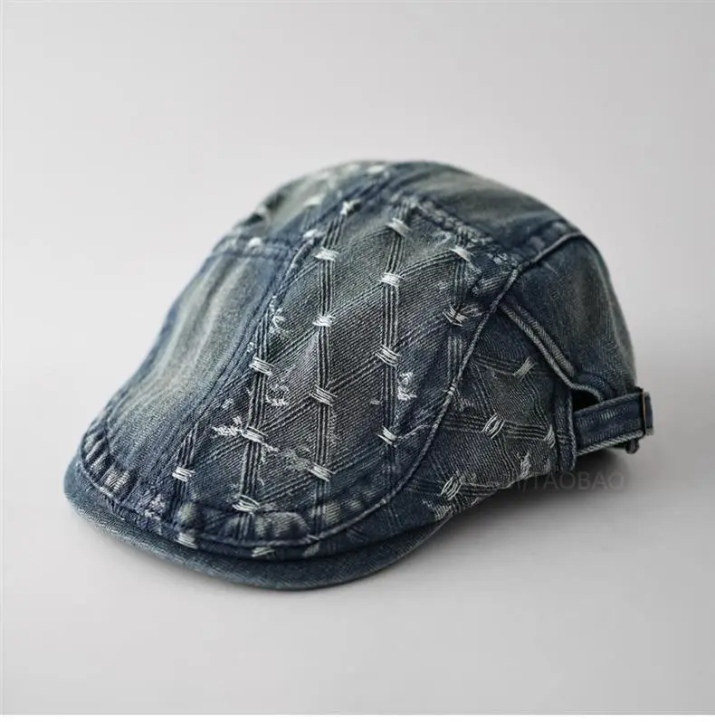 Retro Denim Baseball Cap for Men Women Casual Wear — feature 6