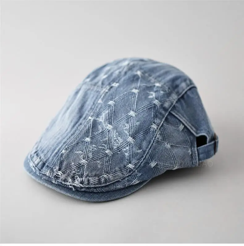 Retro Denim Baseball Cap for Men Women Casual Wear — feature 8