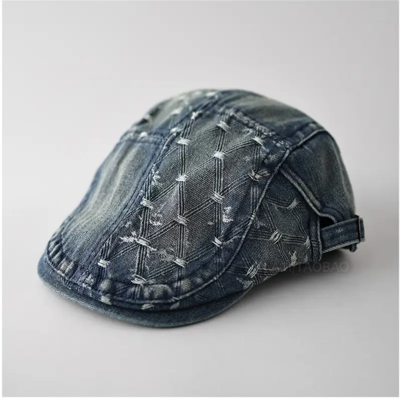 Retro Denim Baseball Cap for Men Women Casual Wear - Image 2