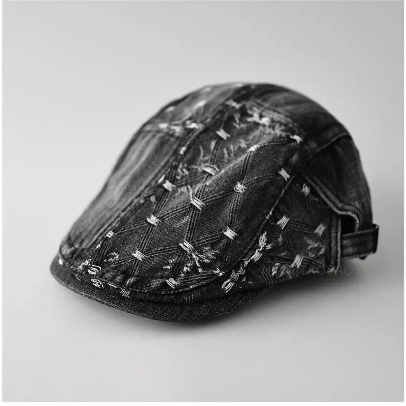 Retro Denim Baseball Cap for Men Women Casual Wear - Image 4