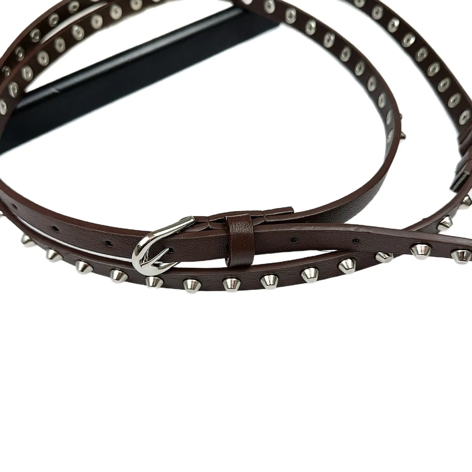 Punk Metal Belt Black Brown Subculture Y2K