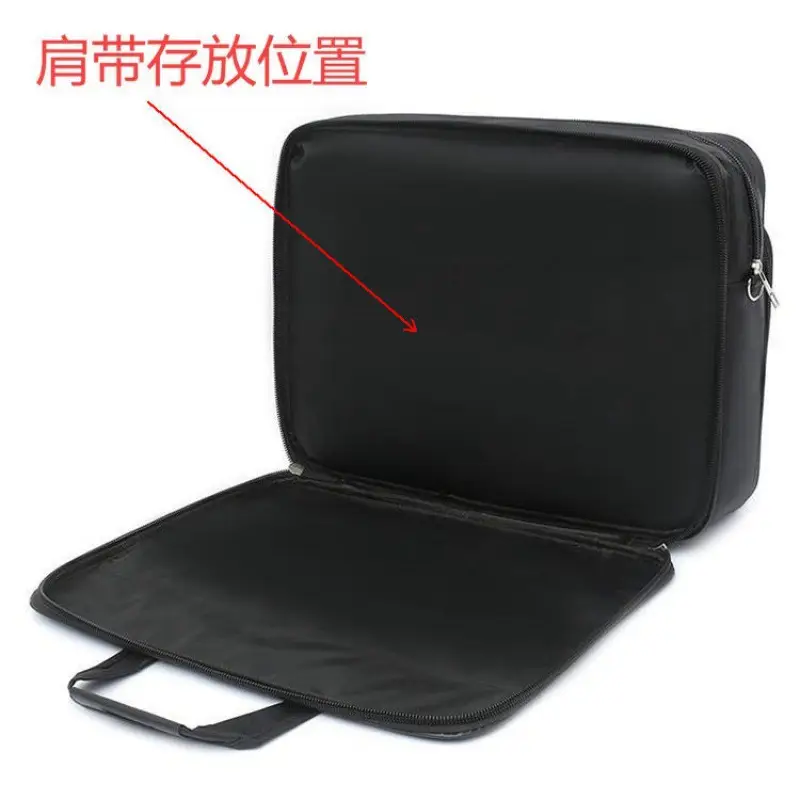 Large Capacity Men's Oxford Shoulder Bag Waterproof Business Briefcase - Image 19