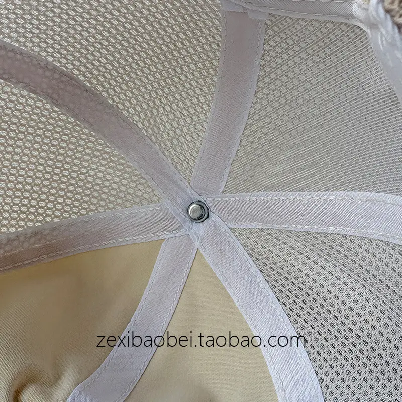 Men Women Mesh Sun Hat with White Sunglasses - Image 10