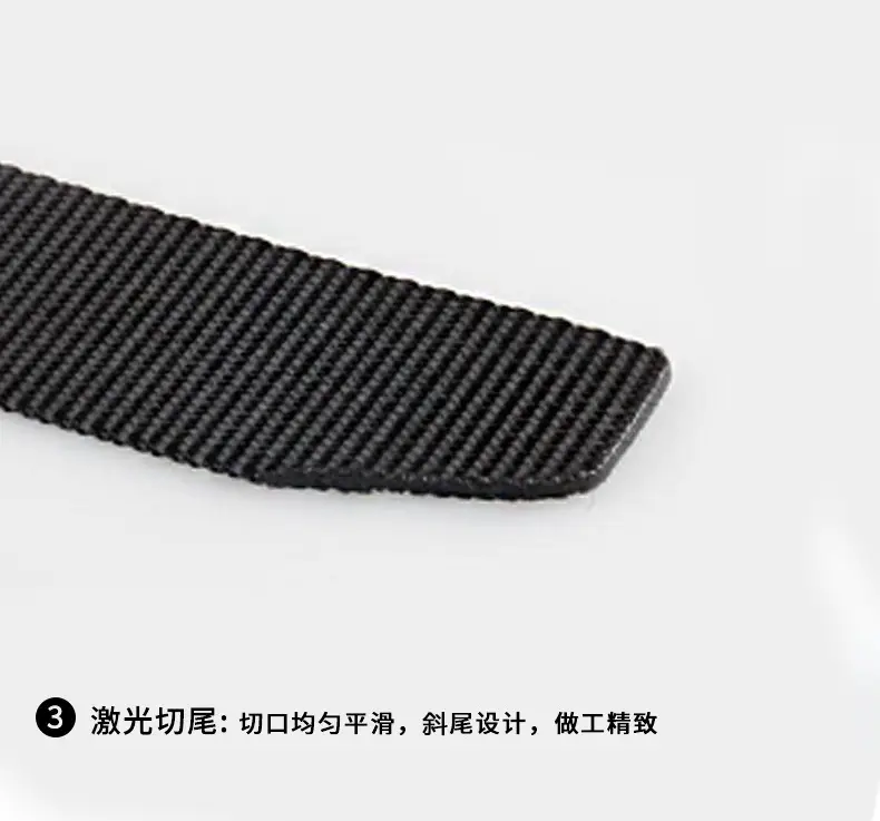 Military Tactical Belt with Automatic Buckle Tan Nylon — feature 16