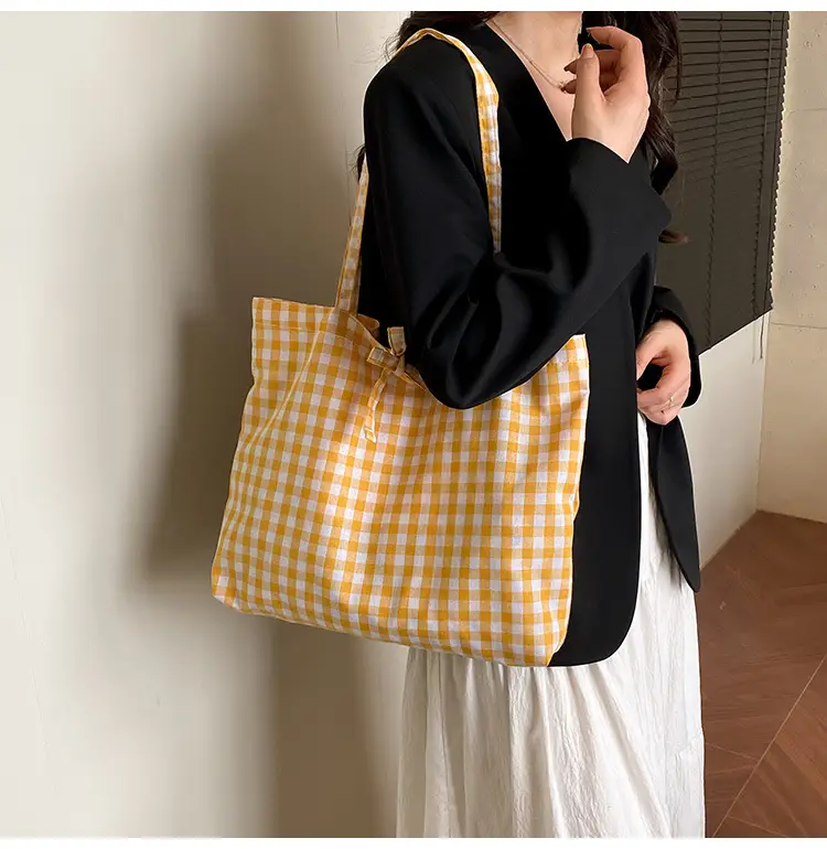 Korean Checkered Shoulder Bag 2025 New Arrival — feature 10