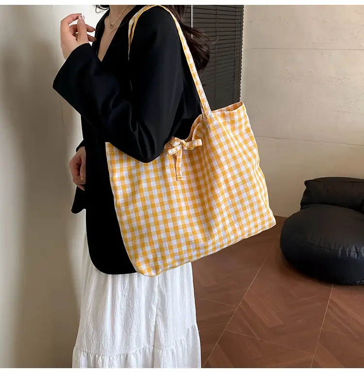 Korean Checkered Shoulder Bag 2025 New Arrival — feature 11