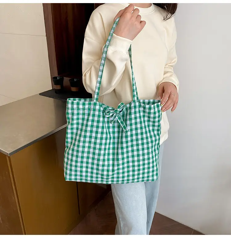 Korean Checkered Shoulder Bag 2025 New Arrival — feature 16
