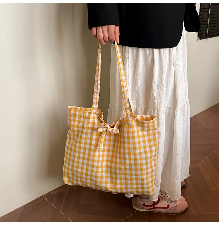 Korean Checkered Shoulder Bag 2025 New Arrival — feature 9