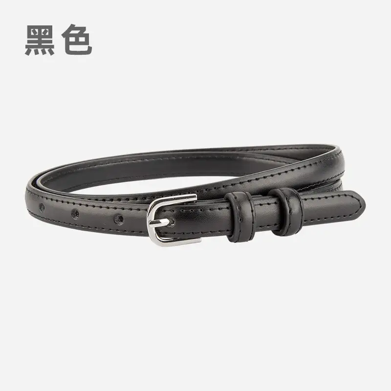 Women's Korean Style Genuine Leather Belt with Alloy Buckle - Image 3