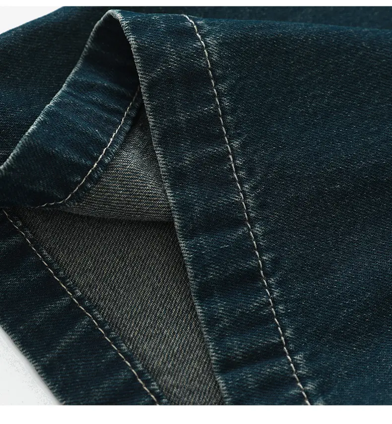 Dark Blue Wide Leg Jeans Women Autumn Loose Fit — feature 15