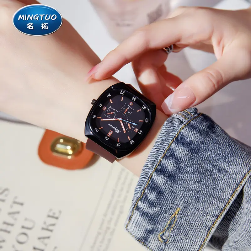 Women's Luminous Silicone Watch with 4 Subdials - Image 2