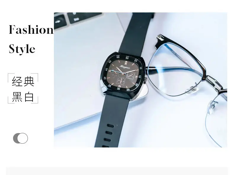 Women's Luminous Silicone Watch with 4 Subdials — feature 11