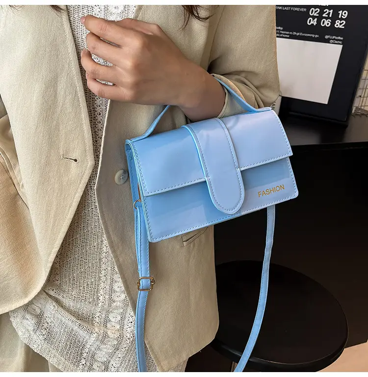 Pink Shoulder Crossbody Bag with Pearl Tassel — feature 13