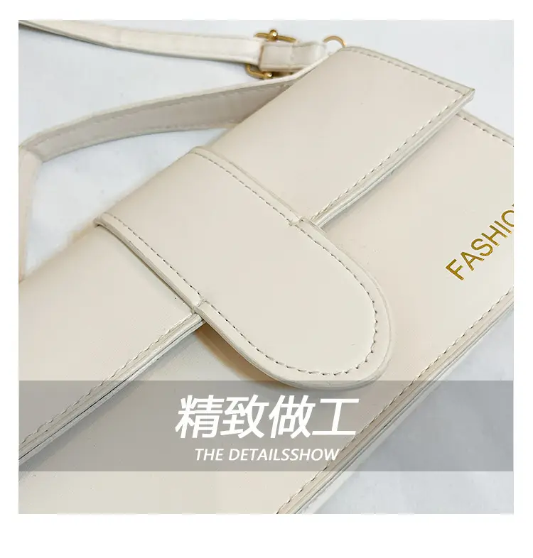 Pink Shoulder Crossbody Bag with Pearl Tassel — feature 4
