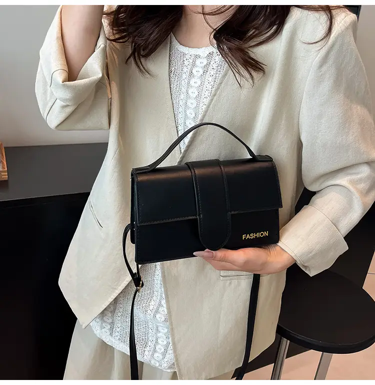 Pink Shoulder Crossbody Bag with Pearl Tassel — feature 7