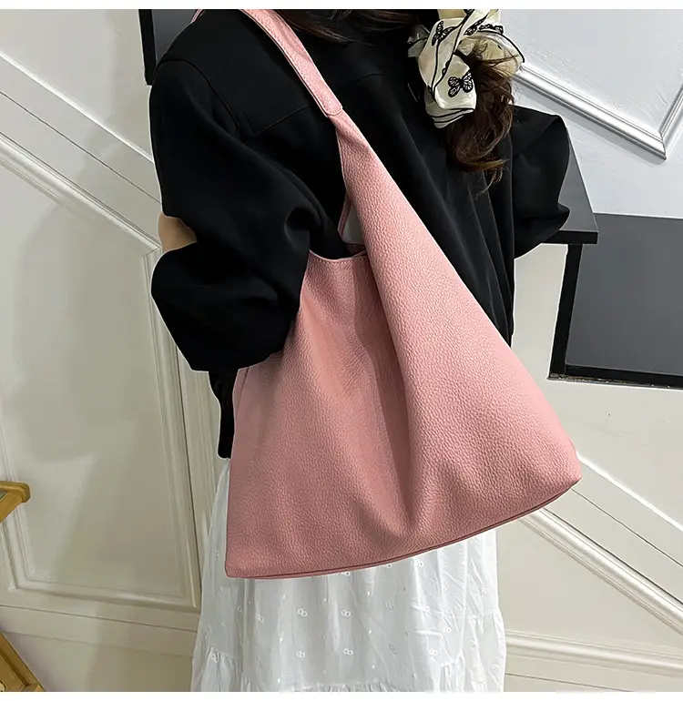 2025 Women's Beige Textured Shoulder Bag with Matching Tote — feature 15