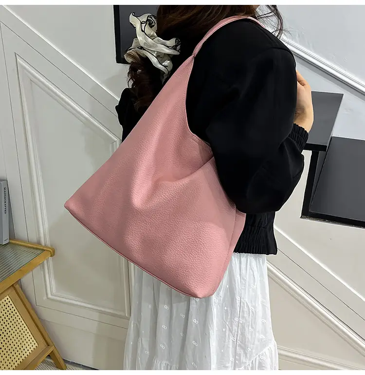 2025 Women's Beige Textured Shoulder Bag with Matching Tote — feature 16