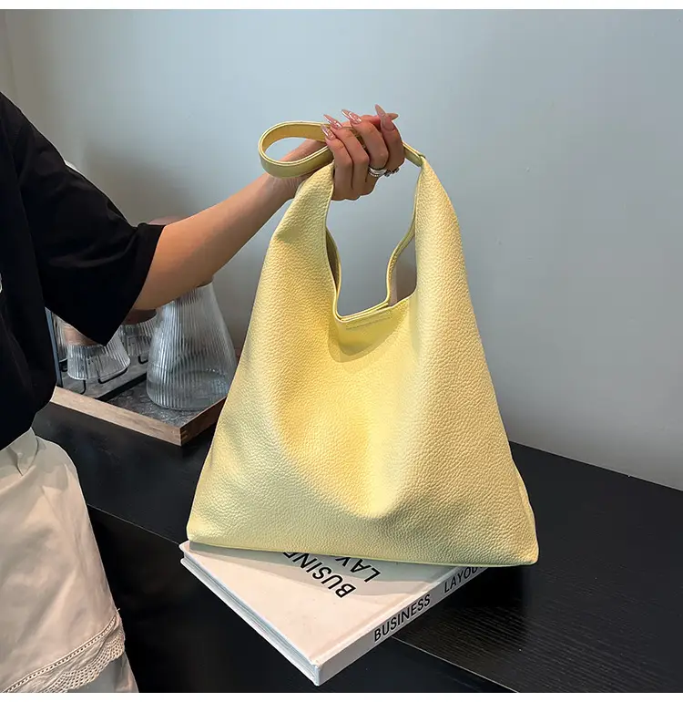 2025 Women's Beige Textured Shoulder Bag with Matching Tote — feature 17