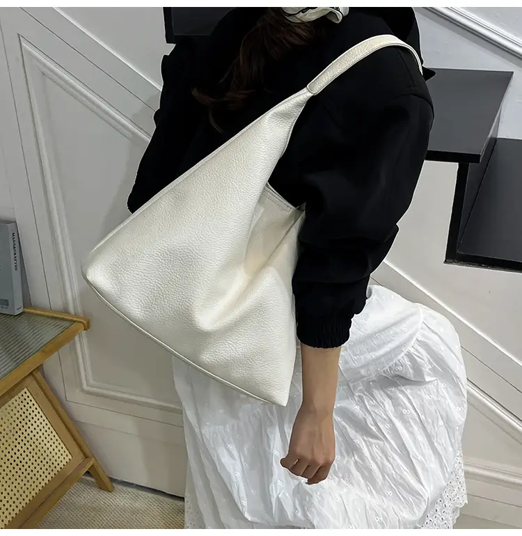 2025 Women's Beige Textured Shoulder Bag with Matching Tote — feature 25