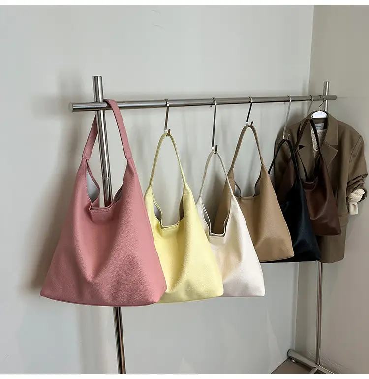 2025 Women's Beige Textured Shoulder Bag with Matching Tote — feature 40