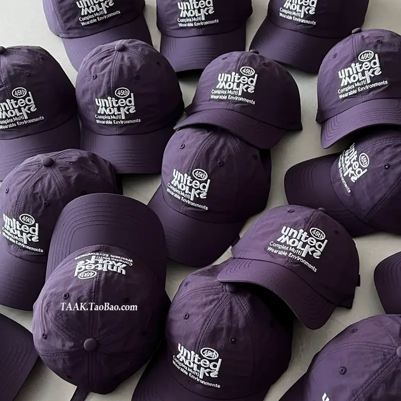 Dark Purple United Molke Baseball Cap for Men — feature 1