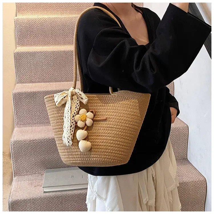 Women Straw Tote Bag Large Capacity Beach Travel Luggage — feature 22