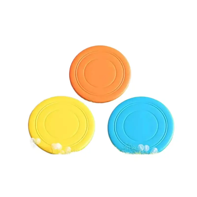 Dog Frisbee Dog Soft Frisbee Border Collie Supplies Pet Toys Bite-Resistant Training Frisbee Golden Retriever Dog Supplies