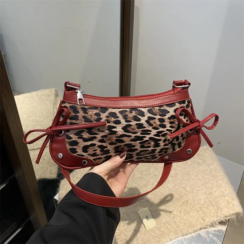Leopard Print Shoulder Bags for Women 2025 New Arrival - Image 9