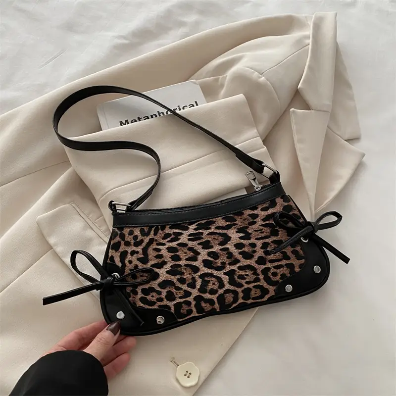 Leopard Print Shoulder Bags for Women 2025 New Arrival - Image 2