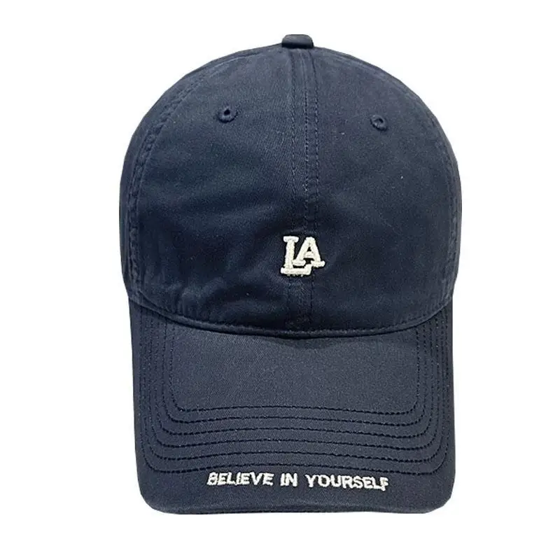 Women Baseball Cap LA Logo Casual Curved Bim - Image 14